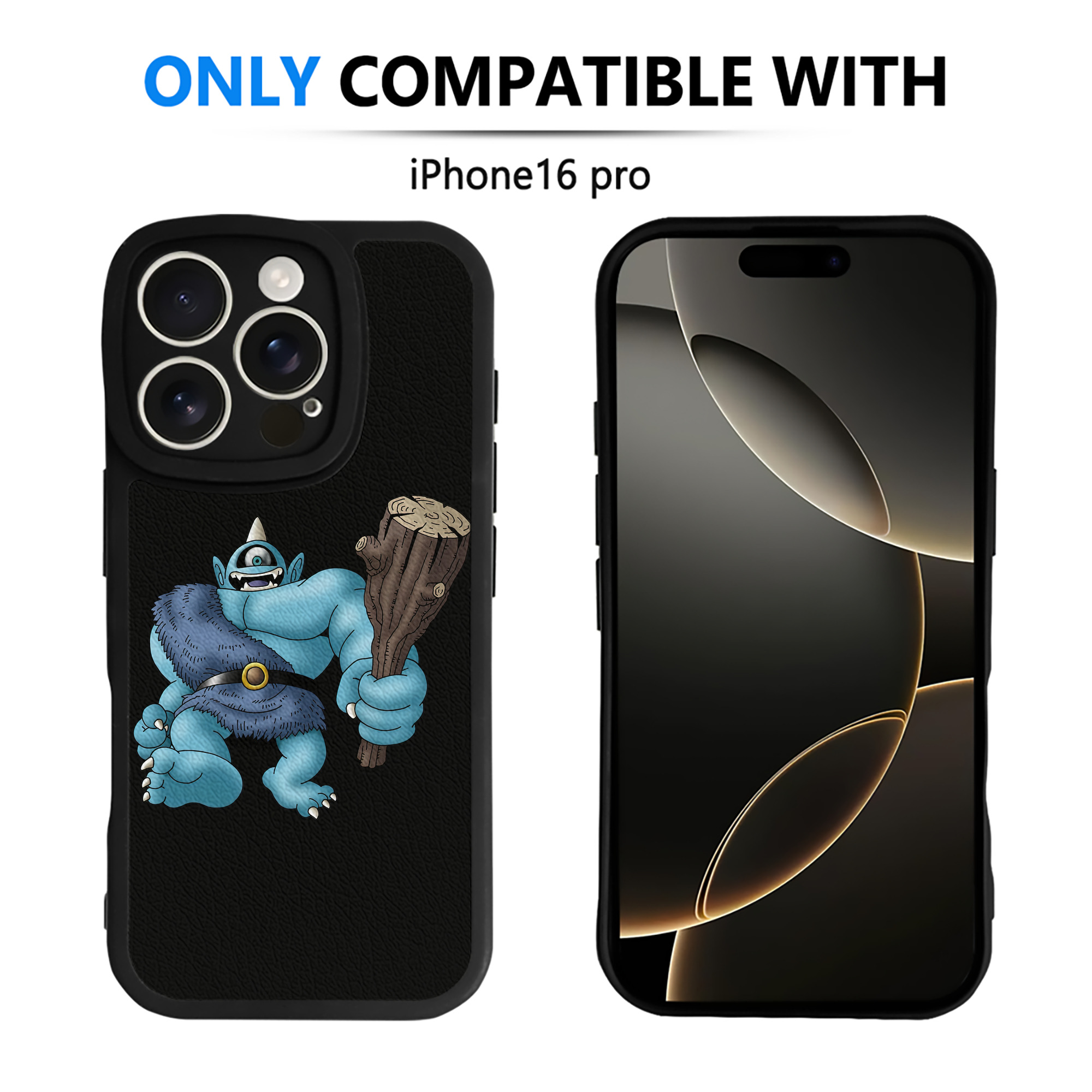 （画像用） ドラゴンクエスト Doragon Kuesuto Dragon Quest 【iPhone 16シリーズ対応】シリコンスマホケース（レザー調） 材質：シリコン
